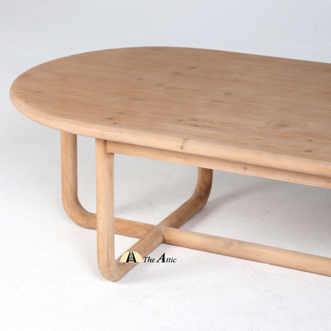 Bente Large Reclaimed Pine Coffee Table - The Attic Dubai