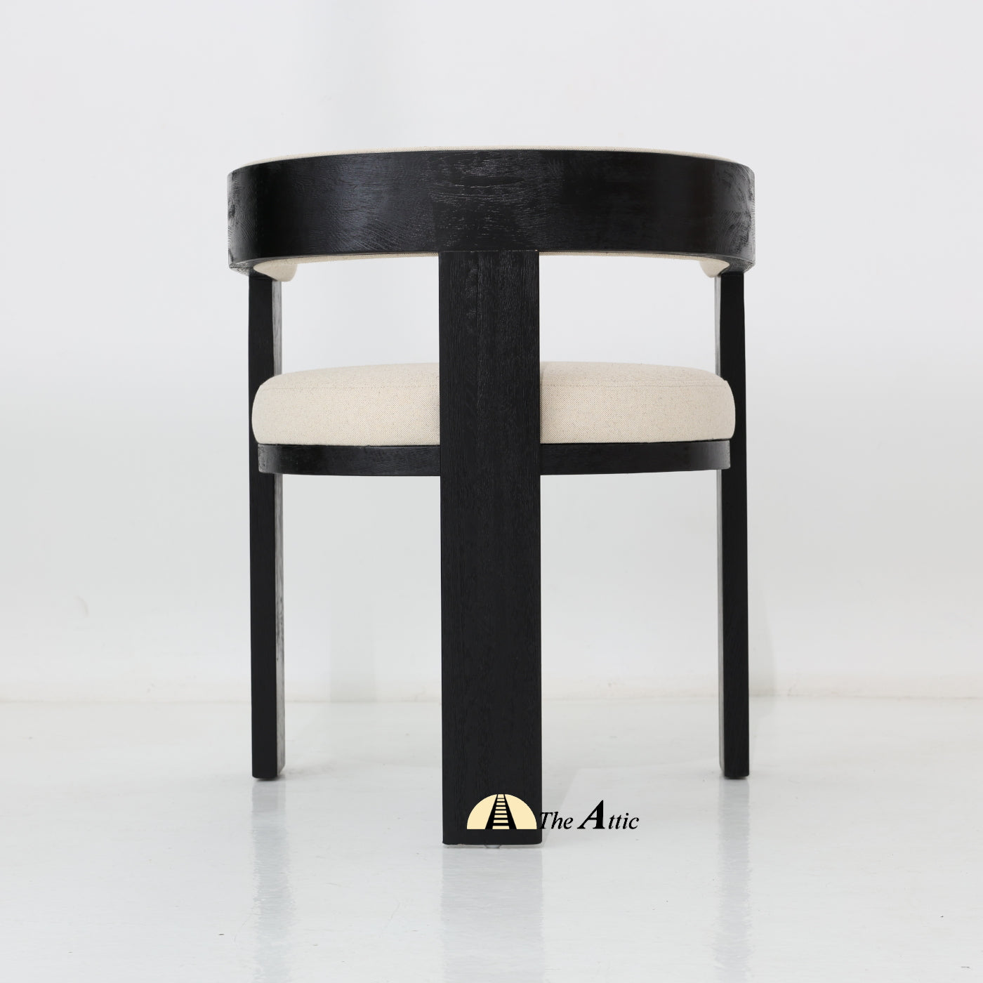 Cannes T-back Upholstered Dining Chair - The Attic Dubai