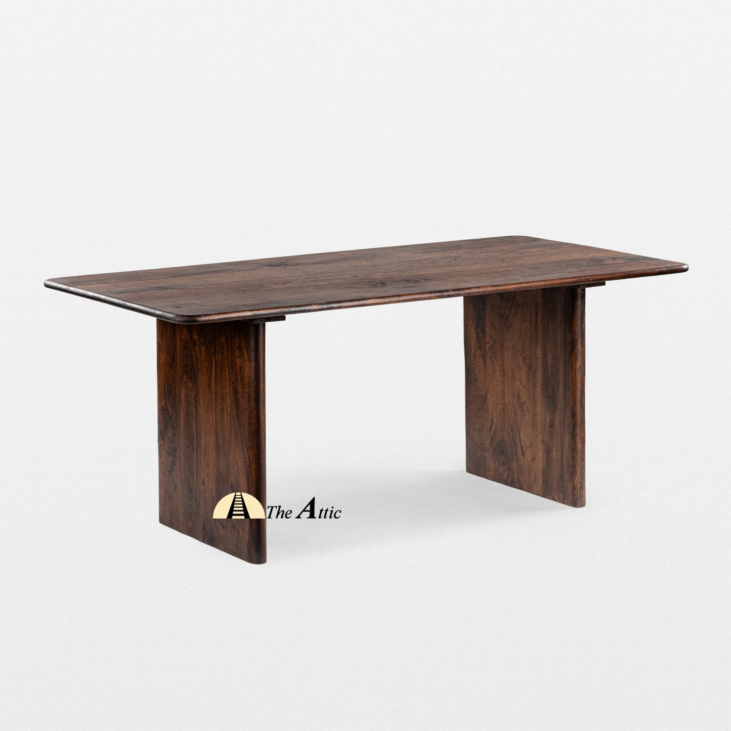 Saga Mango Wood Dining Table - The Attic Dubai