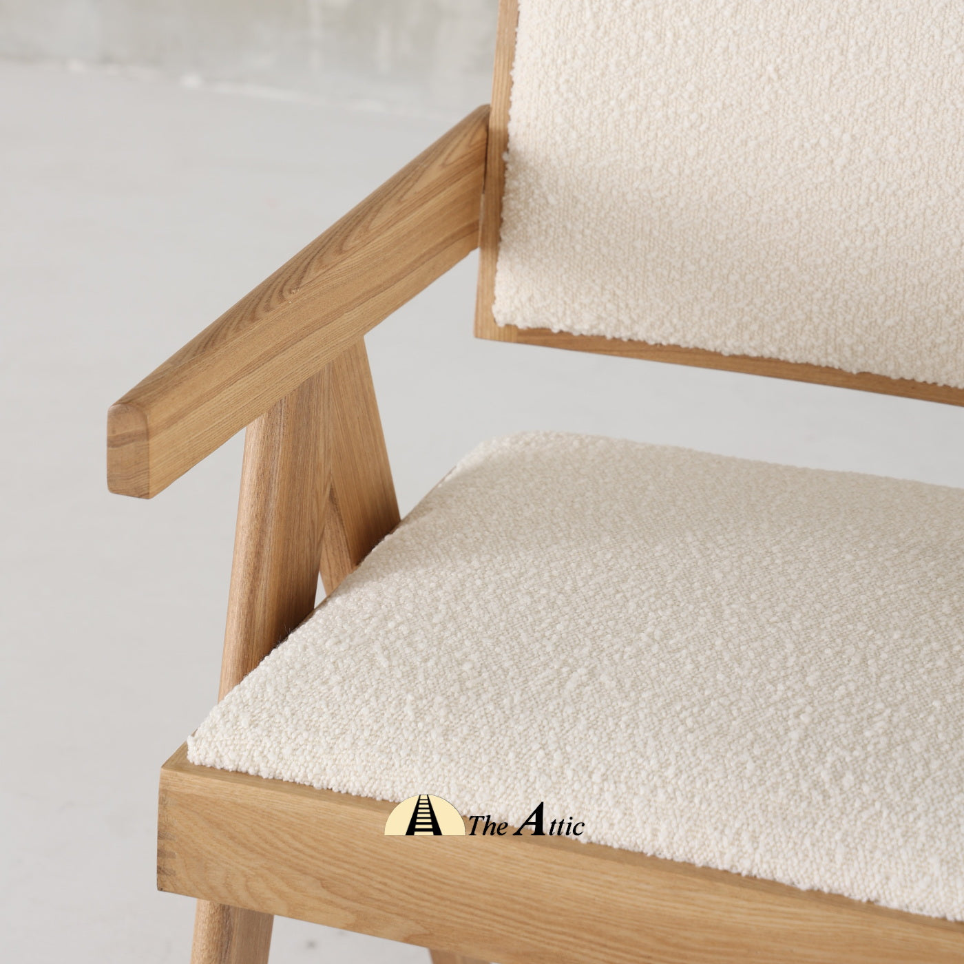 Geneva Boucle Dining Armchair, Chandigarh Chair - The Attic Dubai