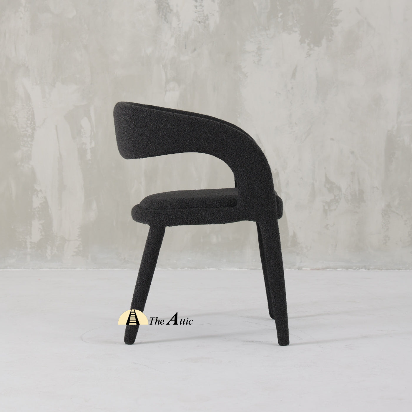 Black deals modern chair