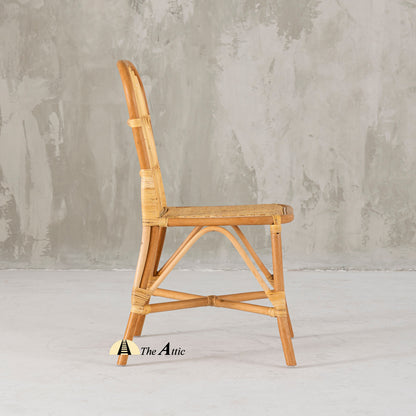 Megan All Rattan Dining Chair, Rattan Wicker Furniture - The Attic Dubai