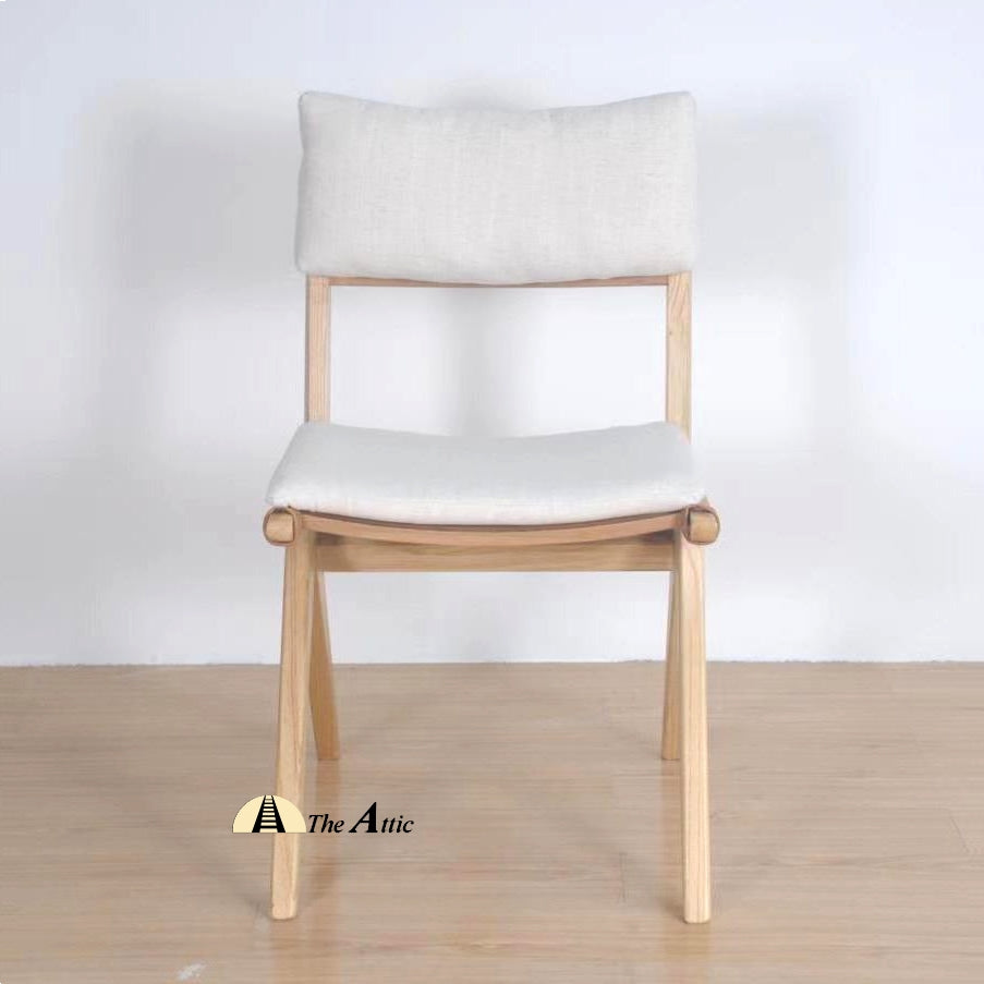 Ohio Dining Chair, with Cushioned Backrest and Seat - The Attic Dubai