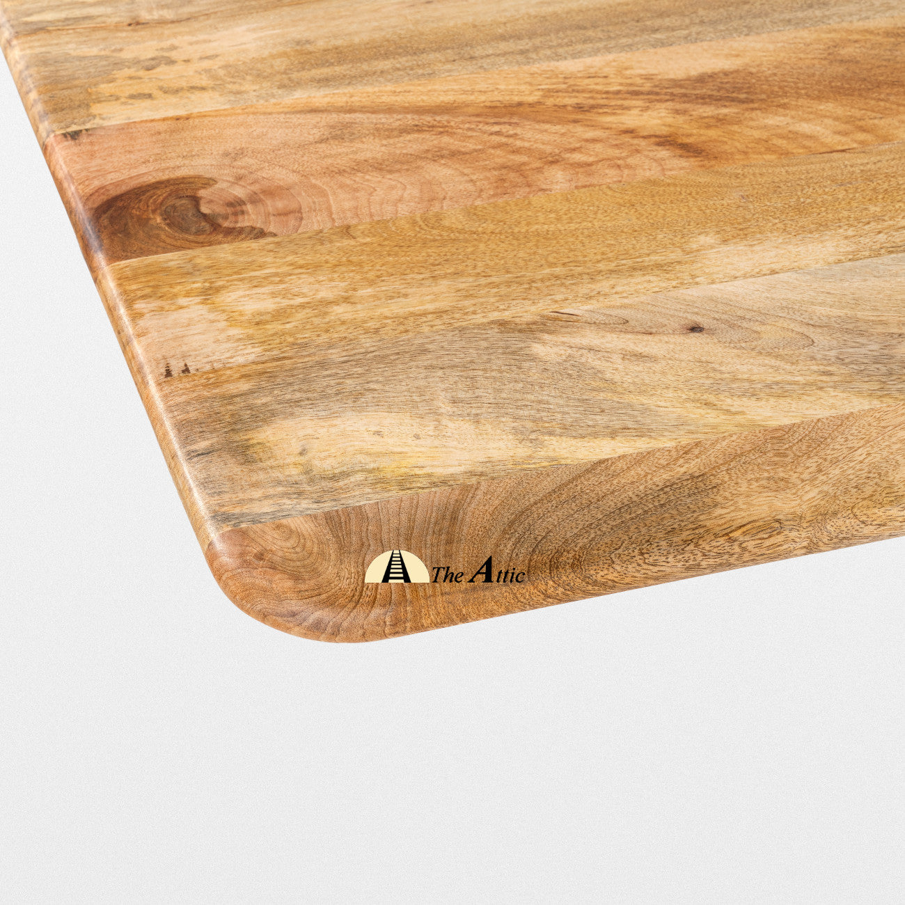 Saga Mango Wood Dining Table - The Attic Dubai