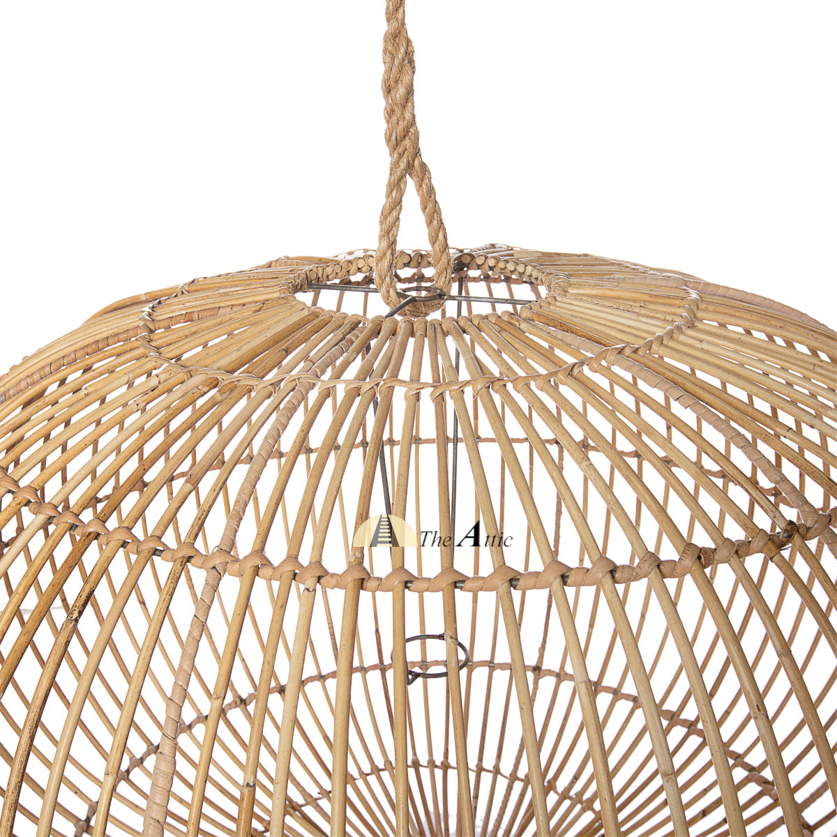 Globe Rattan Pendant, Rattan Furniture - TheAttic-Dubai.com