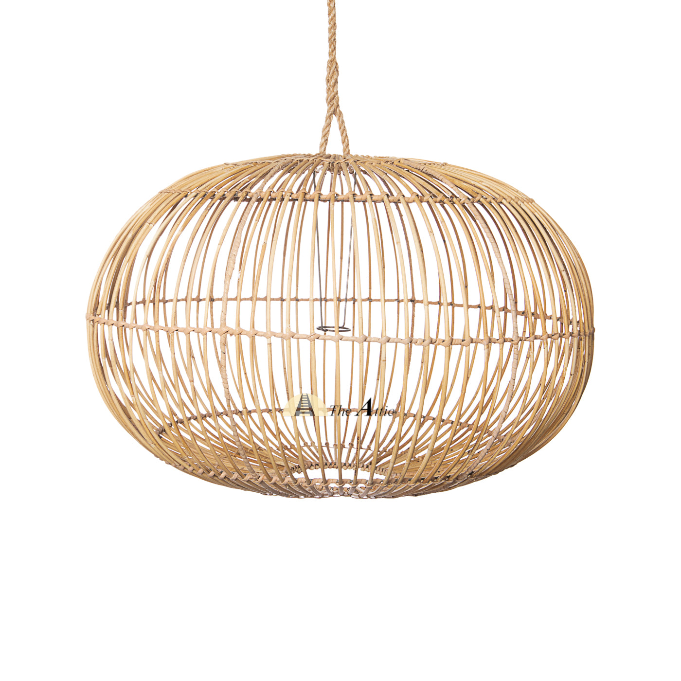 Globe Rattan Pendant, Rattan Furniture - TheAttic-Dubai.com