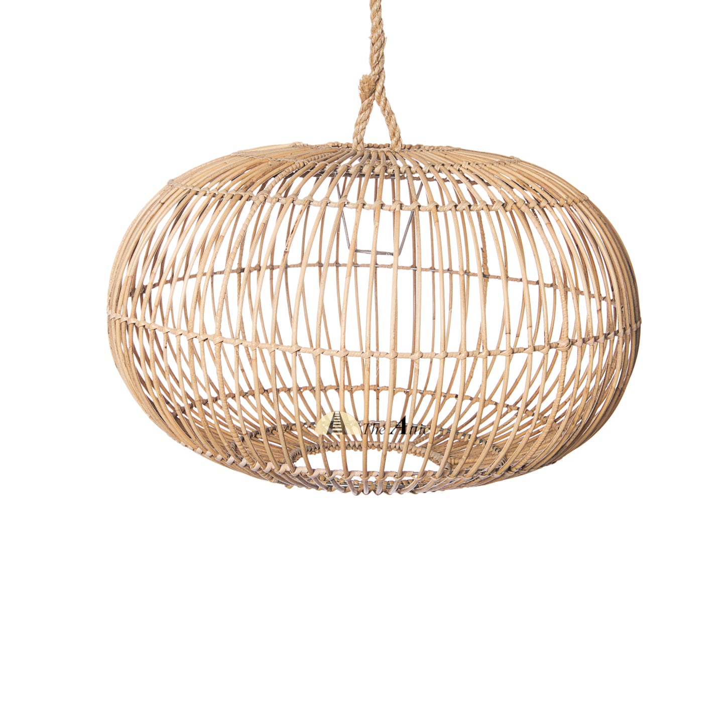 Globe Rattan Pendant, Rattan Furniture - TheAttic-Dubai.com
