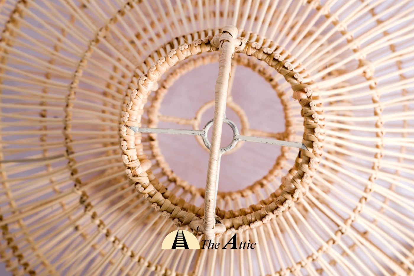Laksa Rattan Pendant, Ceiling Lamp Shade, chandelier, Rattan Furniture - The Attic Dubai