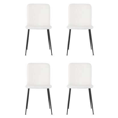 Brisbane Boucle Dining Chair, Set of 4 - The Attic Dubai