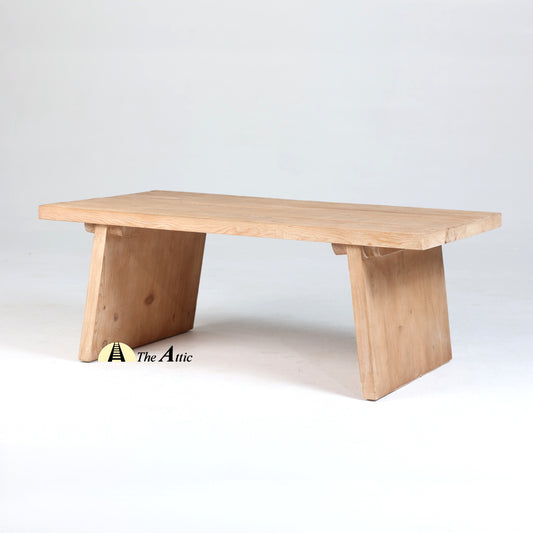 Dallas Recycled Old Pine A-line Coffee Table - The Attic Dubai