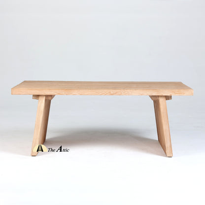 Dallas Recycled Old Pine A-line Coffee Table - The Attic Dubai