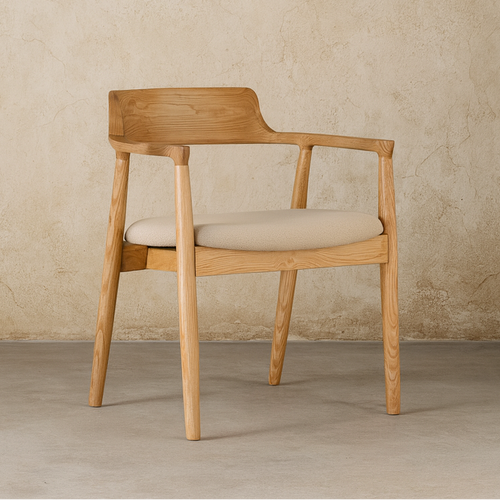 Alexandria Upholstered Wood Dining Chair, Dining Room Furniture Dubai