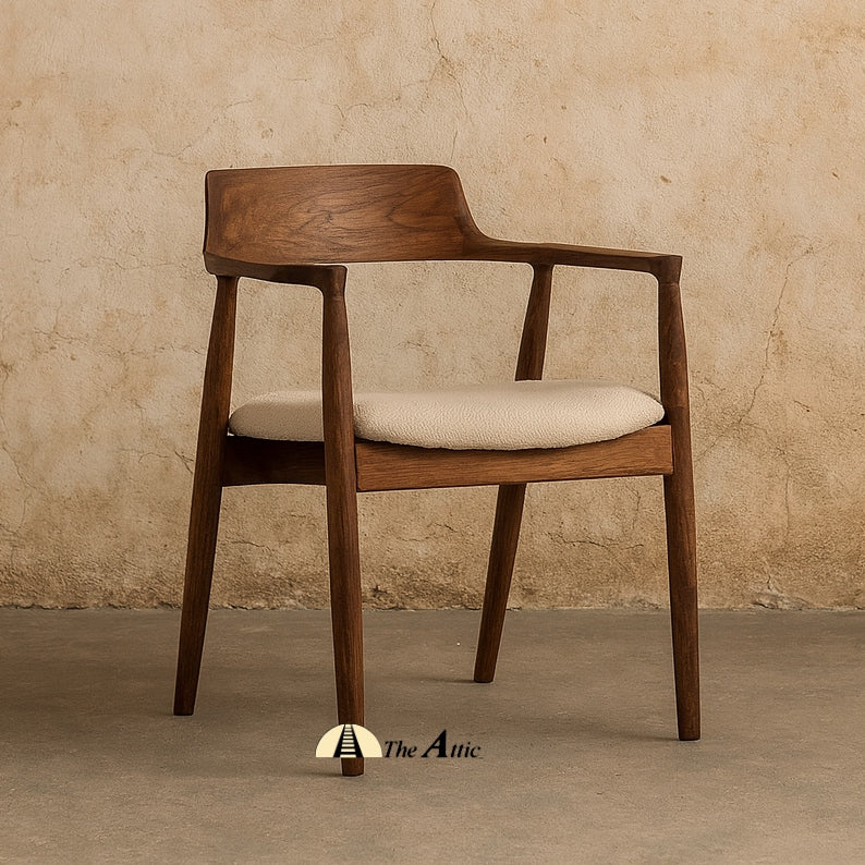 Alexandria Upholstered Wood Dining Chair, Dining Room Furniture Dubai - The Attic Dubai