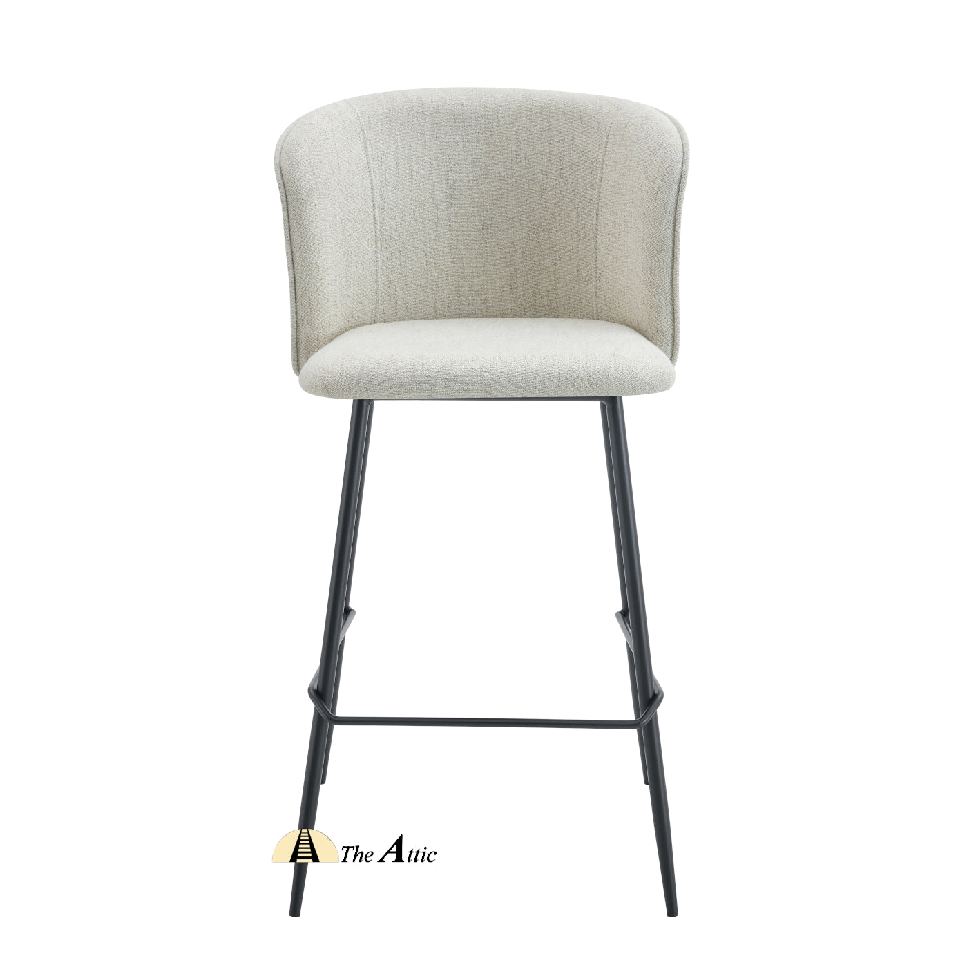 Amsterdam Fabric Bar Counter Stool - The Attic Dubai