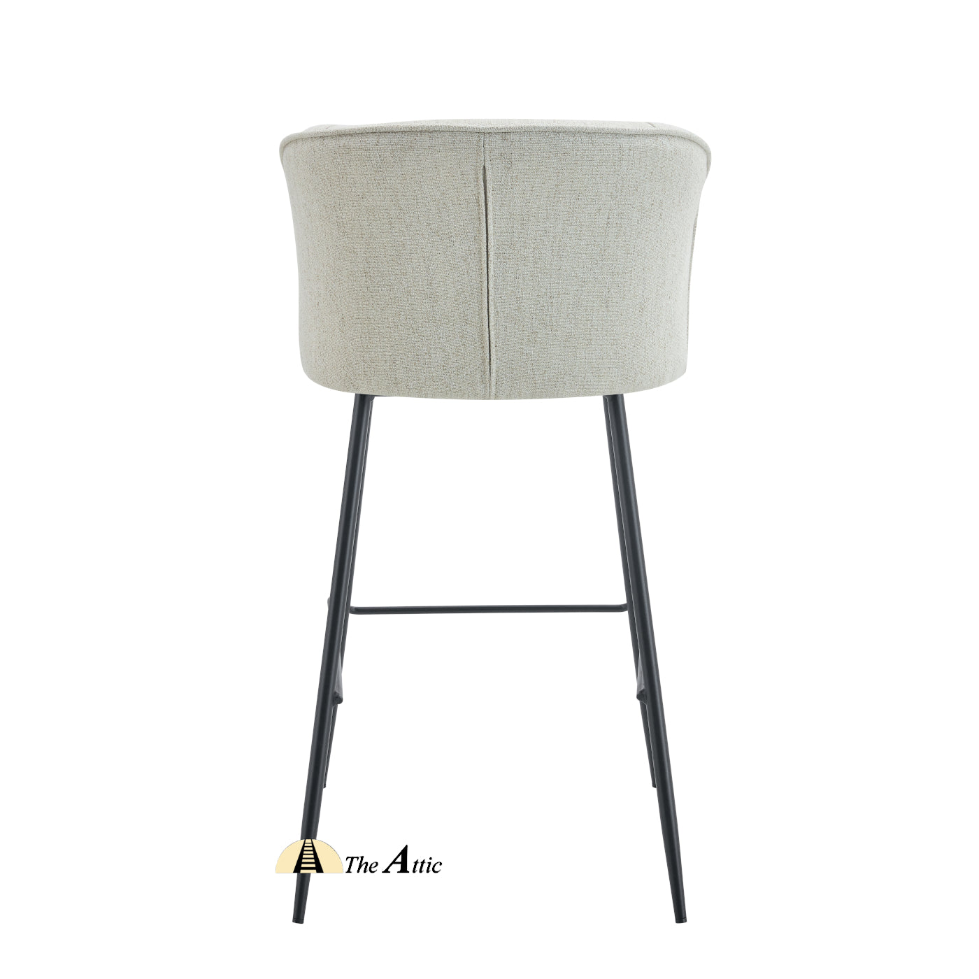 Amsterdam Fabric Bar Counter Stool - The Attic Dubai