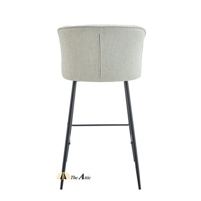 Amsterdam Fabric Bar Counter Stool - The Attic Dubai