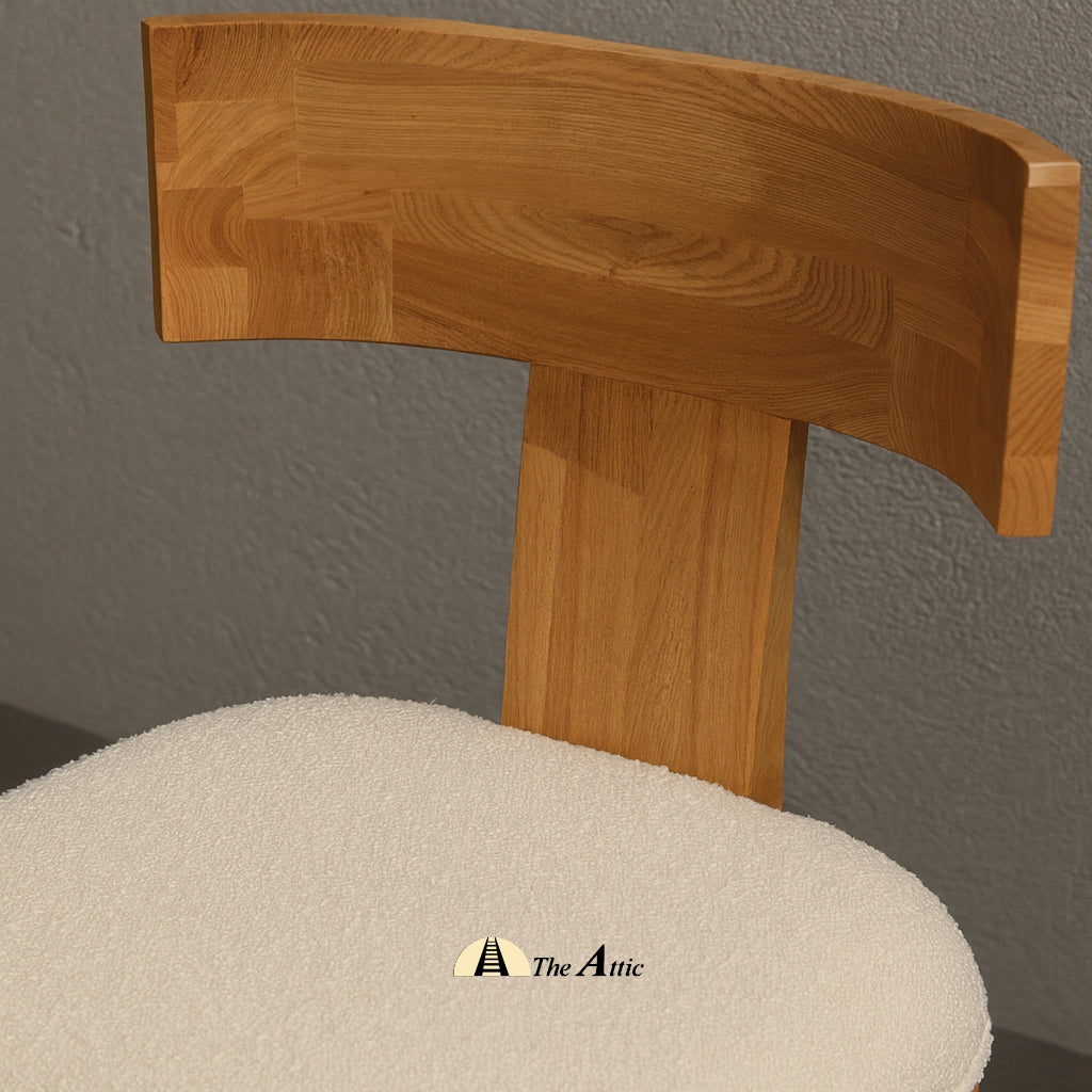 Aruba T-back Upholstered Dining Chair - The Attic Dubai