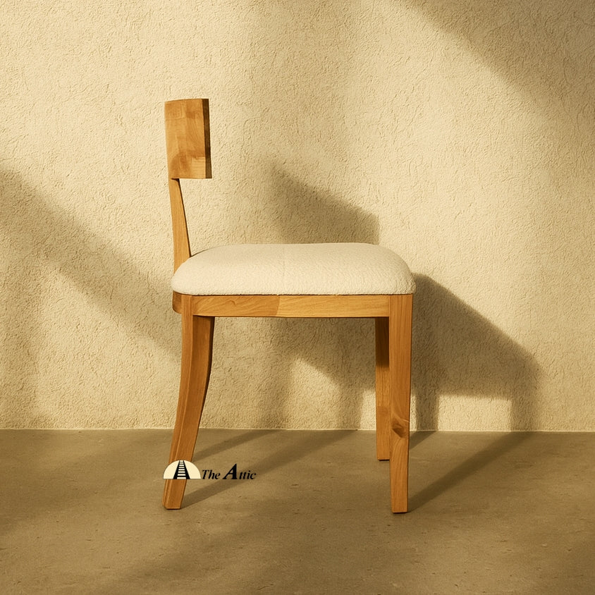 Aruba T-back Upholstered Dining Chair - The Attic Dubai