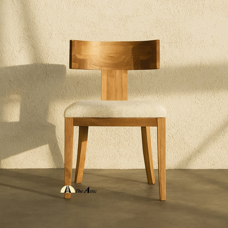 Aruba T-back Upholstered Dining Chair - The Attic Dubai