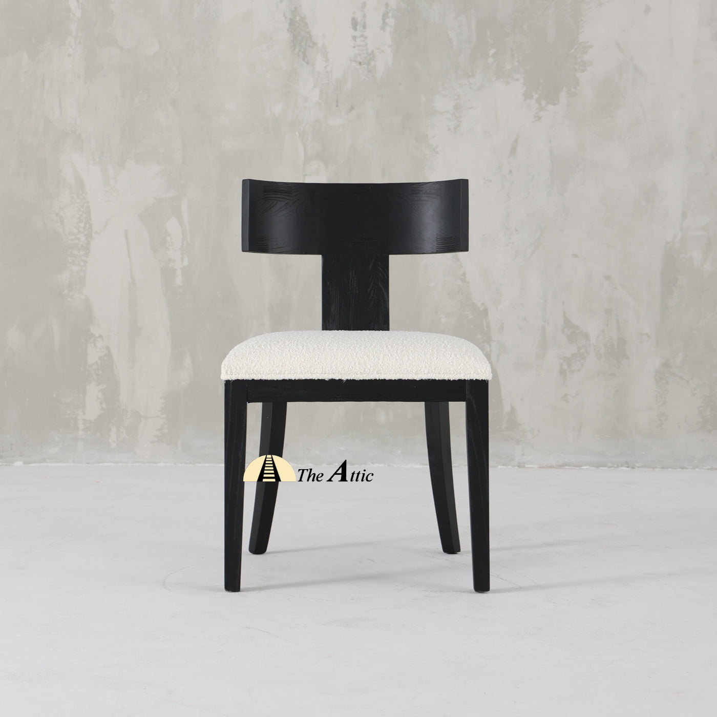 Aruba T-back Upholstered Dining Chair - The Attic Dubai