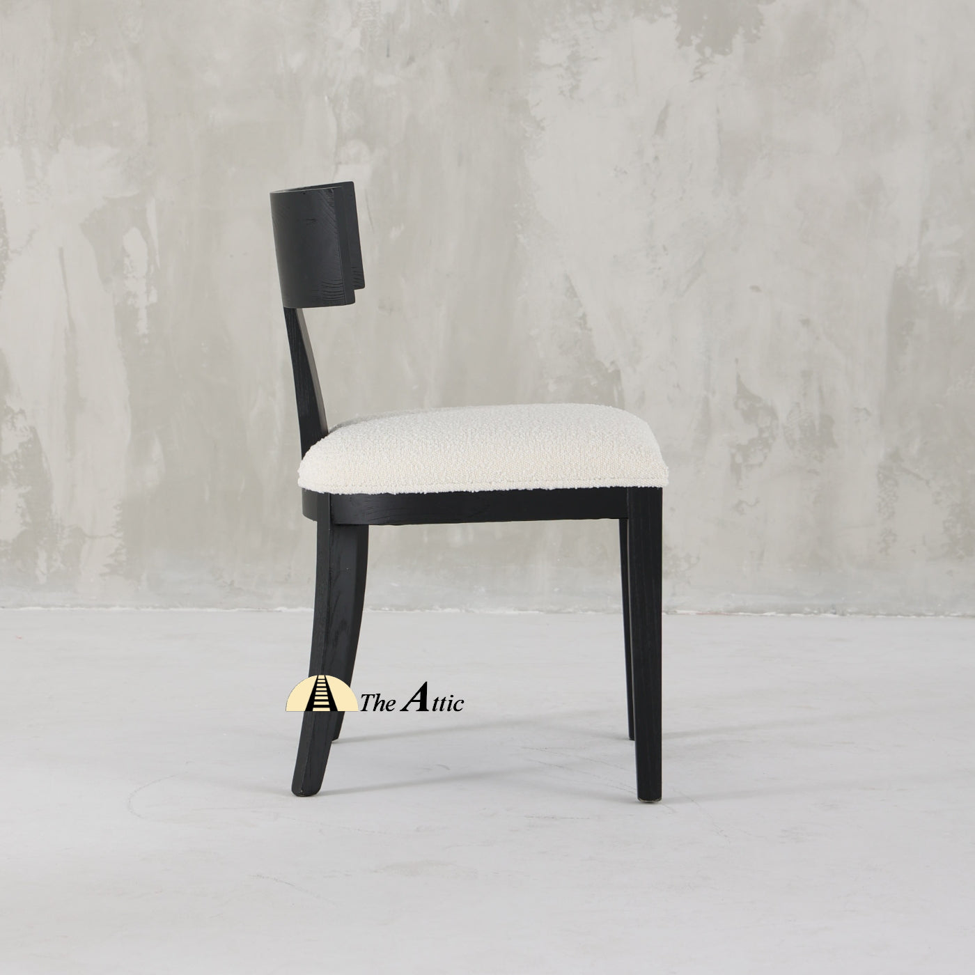 Aruba T-back Upholstered Dining Chair - The Attic Dubai
