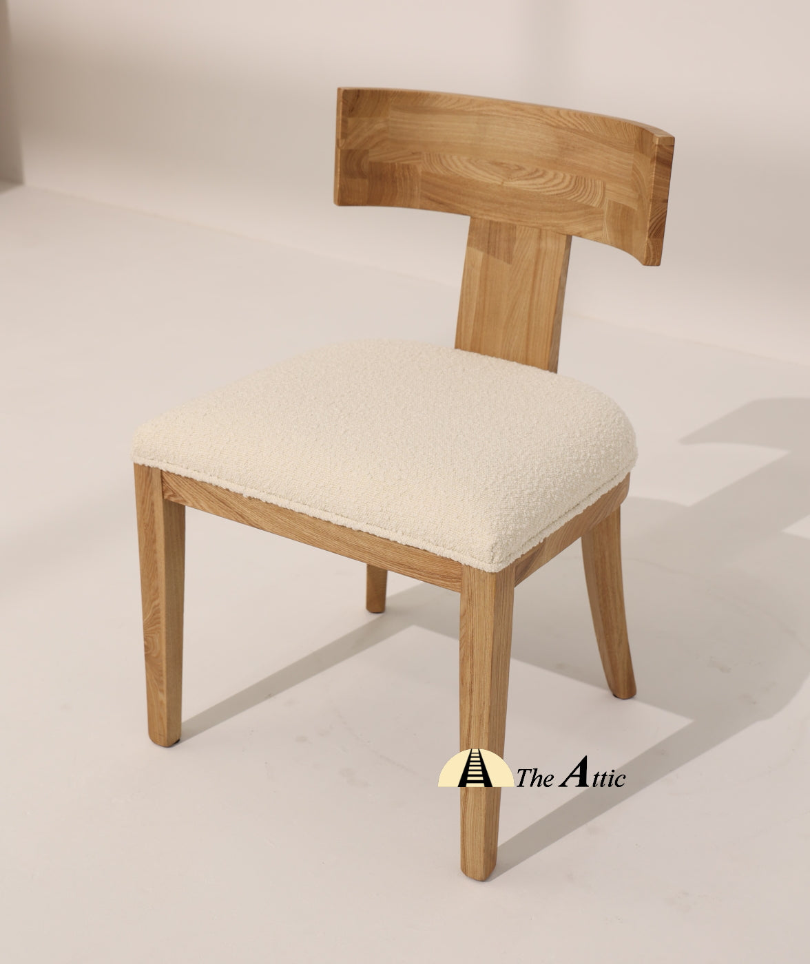 Aruba T-back Upholstered Dining Chair - The Attic Dubai