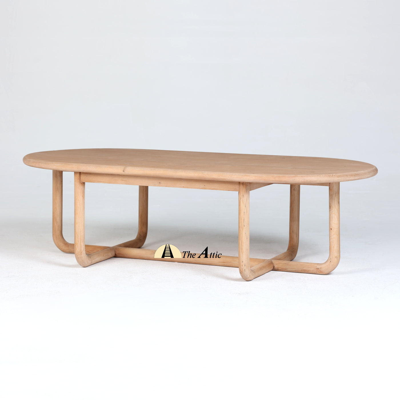 Bente Large Reclaimed Pine Coffee Table - The Attic Dubai