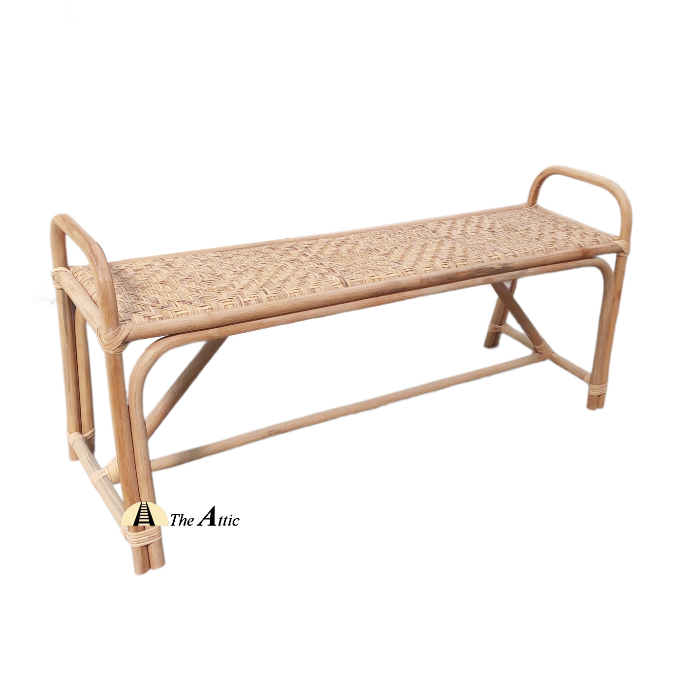 Candi Rattan Bench Seat, Rattan Furniture, Wicker Furniture - The Attic Dubai