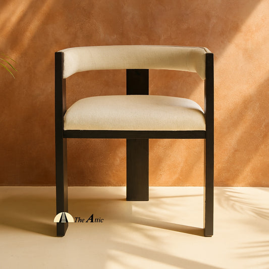 Cannes T-back Upholstered Dining Chair - The Attic Dubai