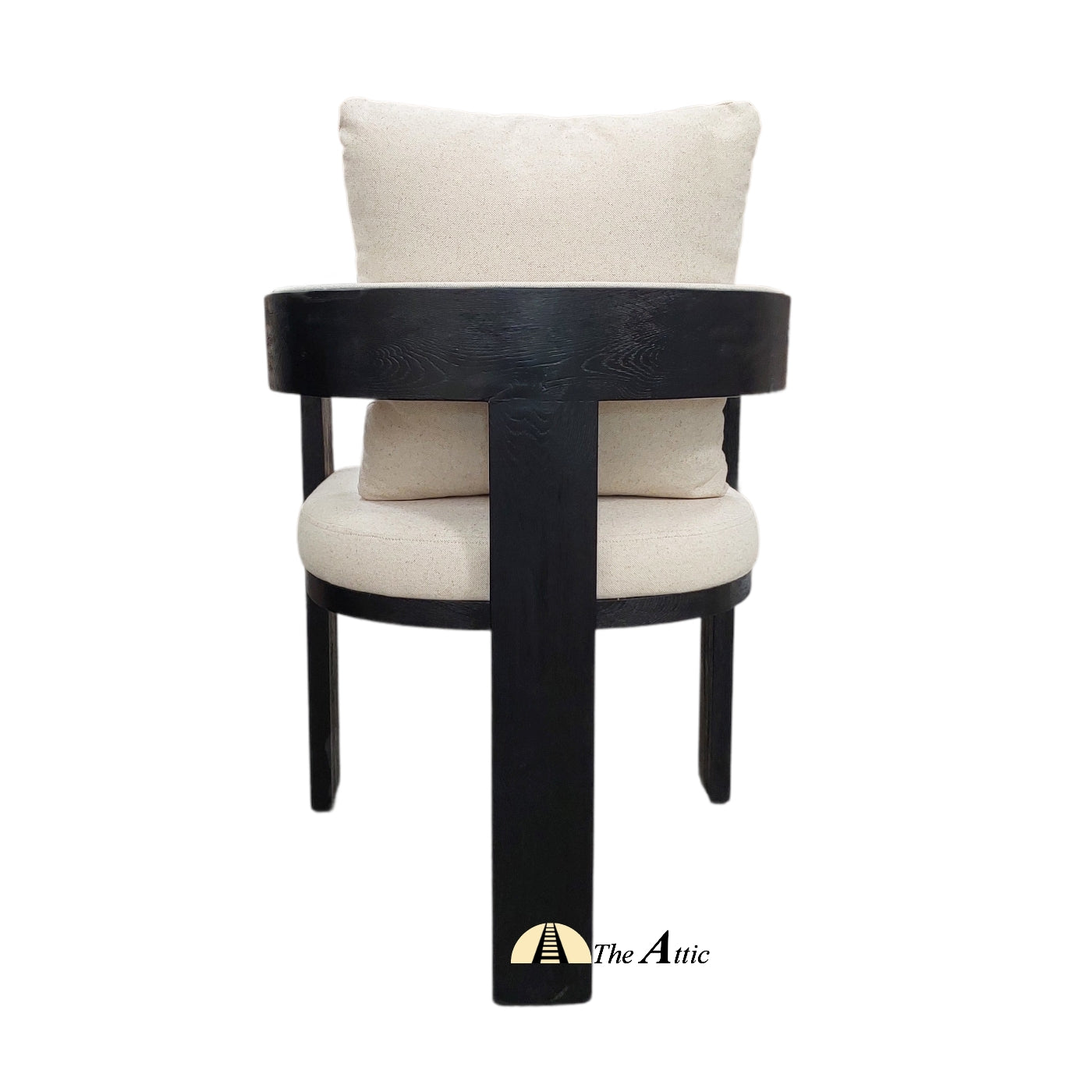 Cannes T-back Upholstered Dining Chair - The Attic Dubai