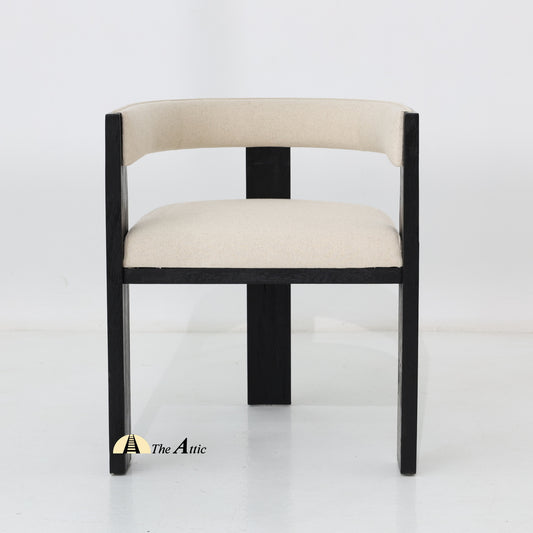 Cannes T-back Upholstered Dining Chair - The Attic Dubai