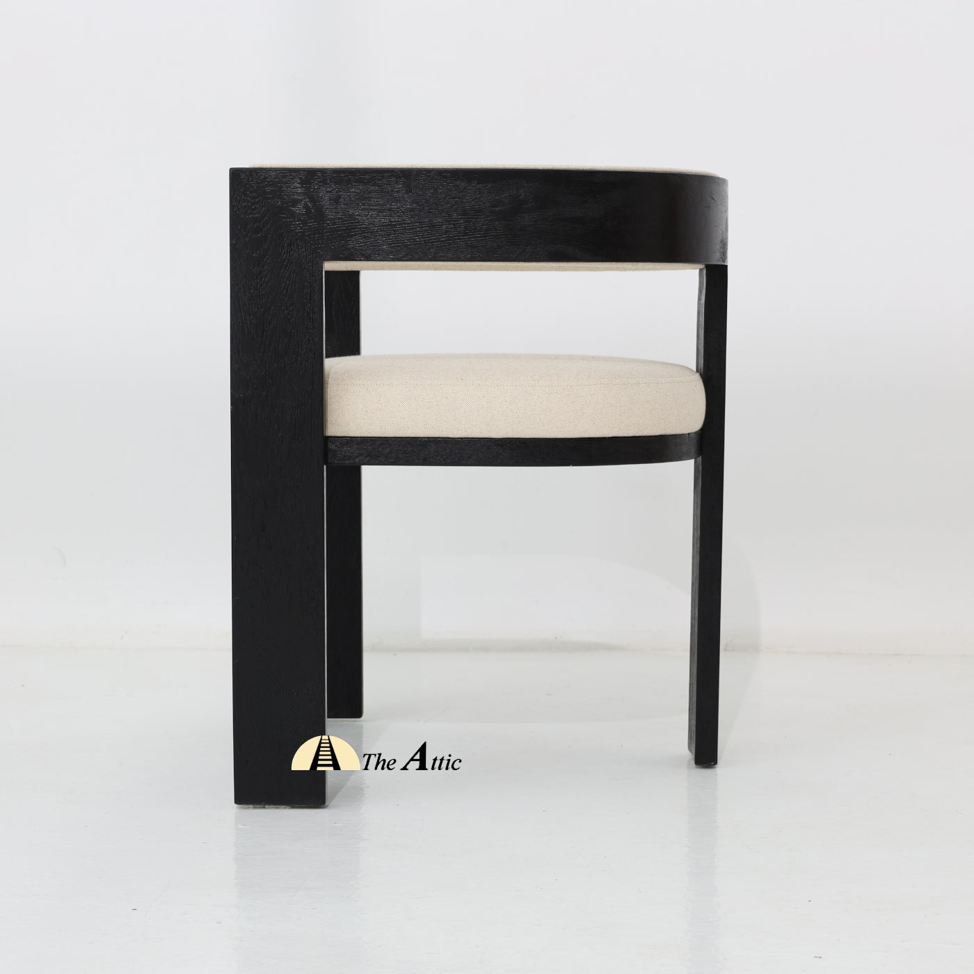 Cannes T-back Upholstered Dining Chair - The Attic Dubai