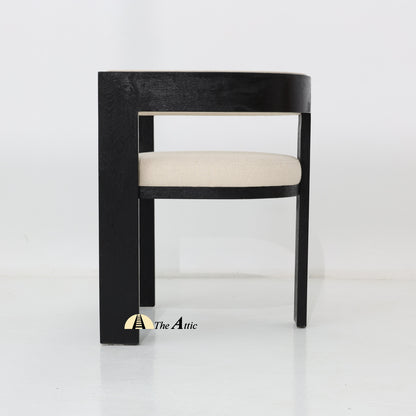 Cannes T-back Upholstered Dining Chair - The Attic Dubai