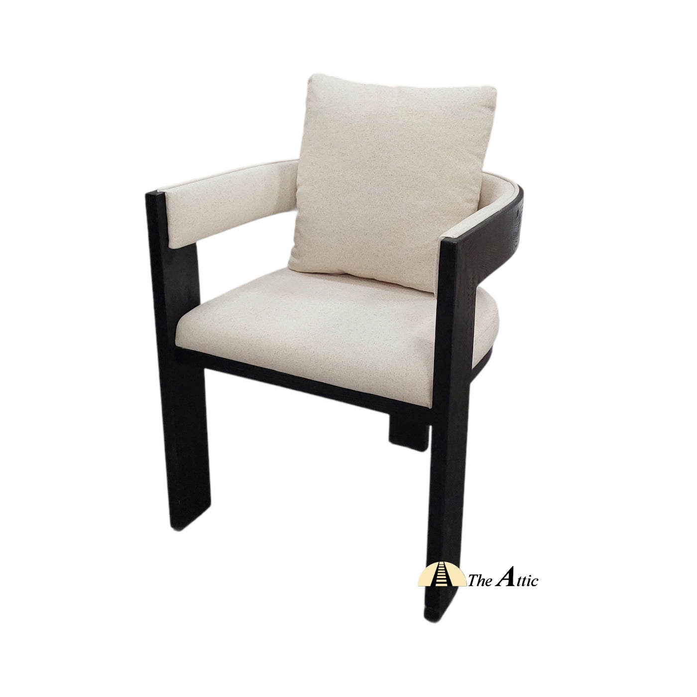 Cannes T-back Upholstered Dining Chair - The Attic Dubai