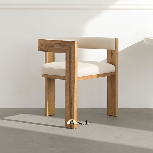 Cannes T-back Upholstered Dining Chair - The Attic Dubai