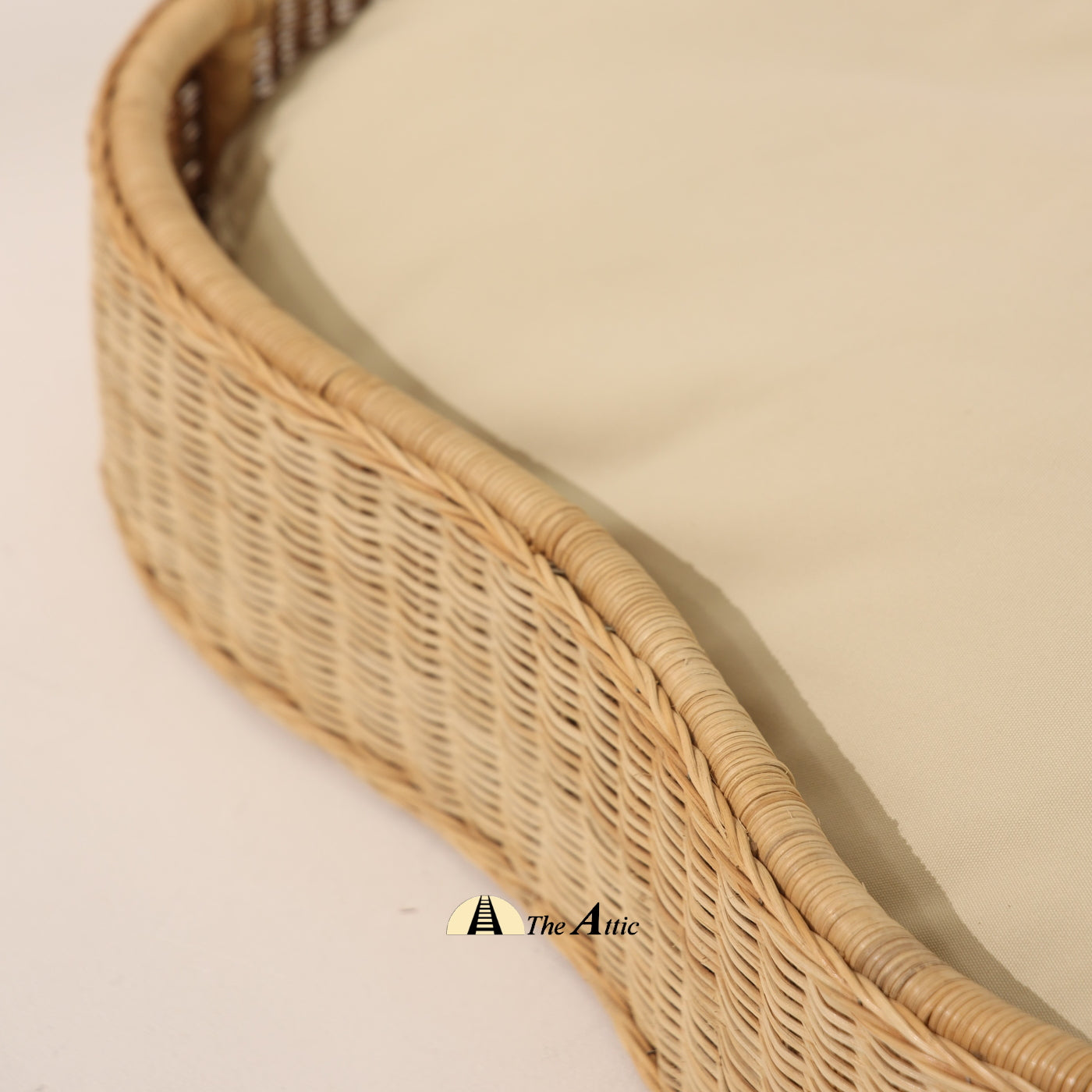 Casey Rattan Dog Bed, Stylish Pet Bed - The Attic Dubai