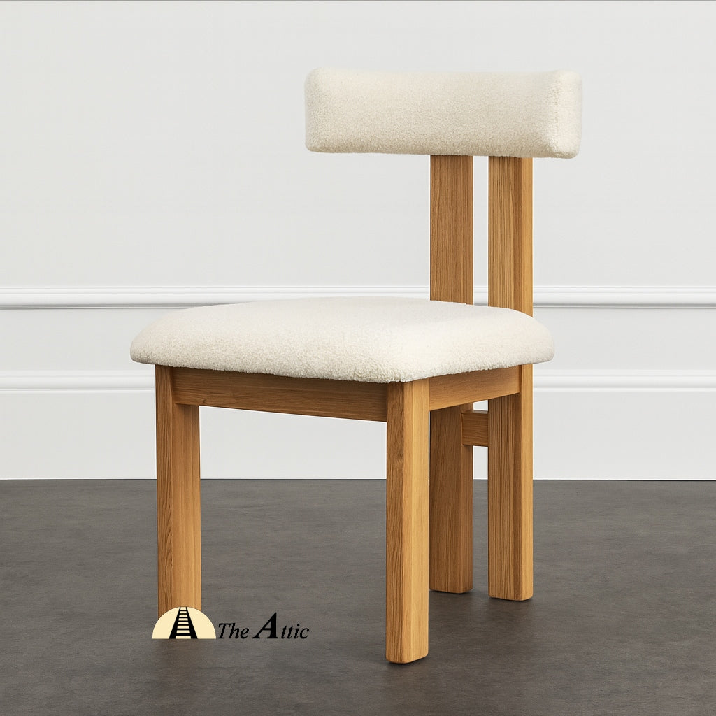 Copenhagen T-back Upholstered Dining Chair - The Attic Dubai