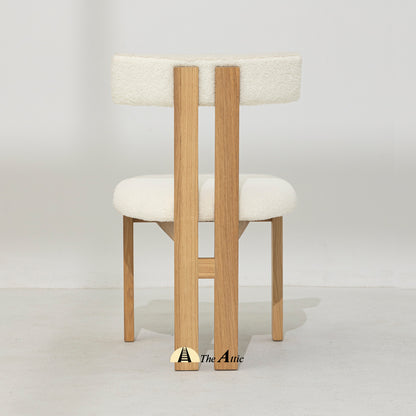 Copenhagen T-back Upholstered Dining Chair - The Attic Dubai