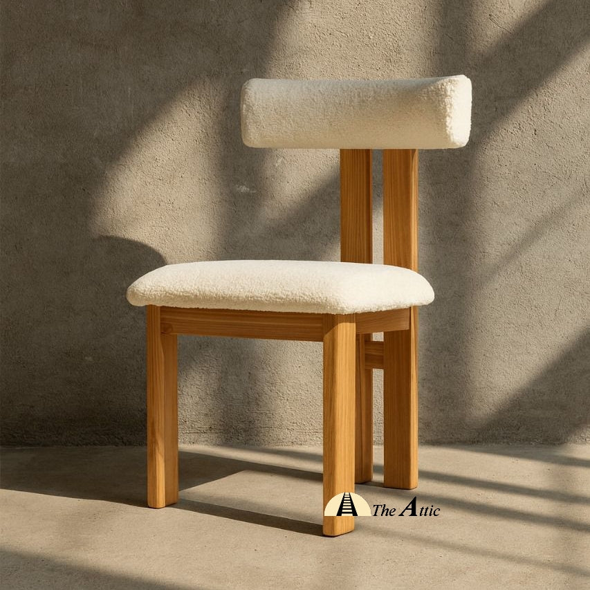 Copenhagen T-back Upholstered Dining Chair - The Attic Dubai