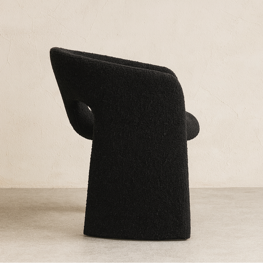 Dublin Boucle Chair, Modern Full Fabric Chair, Dining Chair, home furniture - The Attic Dubai