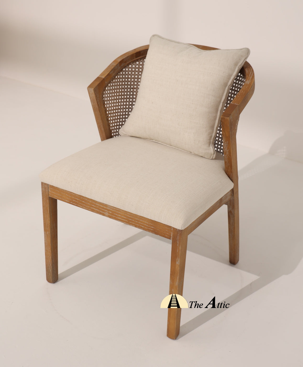 White mid century 2024 dining chairs