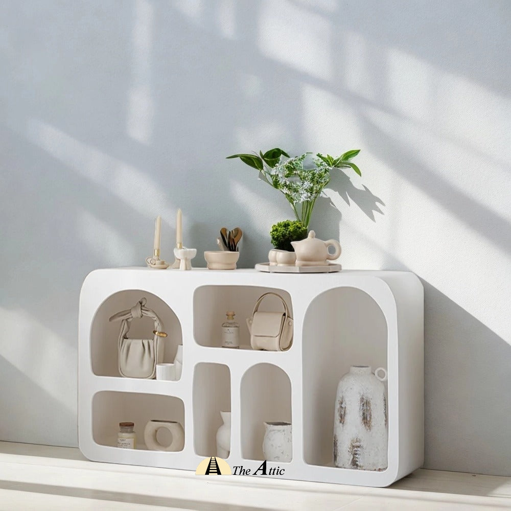 Hawaii Organic Shape White Console - The Attic Dubai