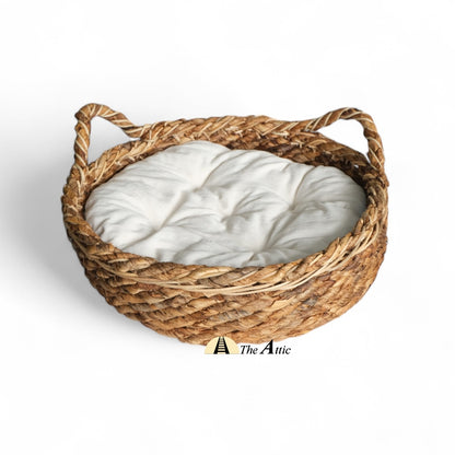 Leo Woven Pet Bed, Stylish Cat Bed - The Attic Dubai