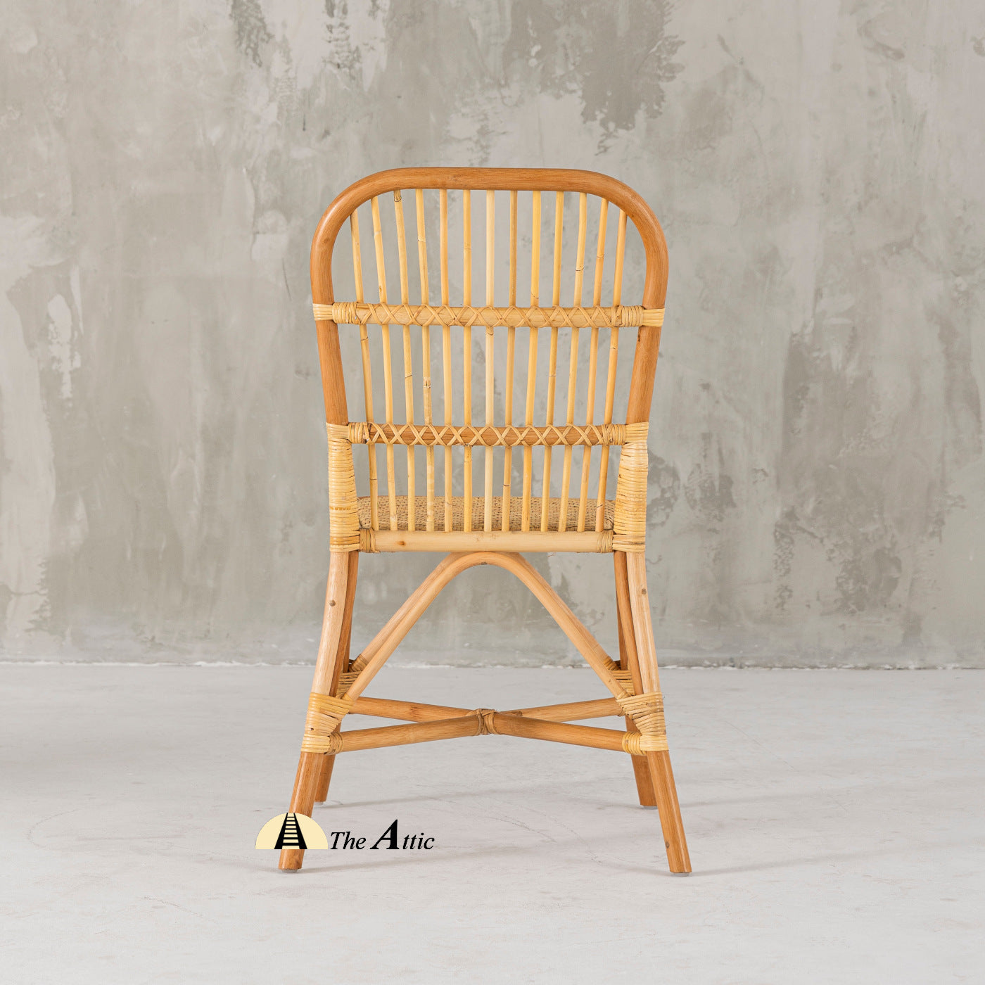 Megan All Rattan Dining Chair, Rattan Wicker Furniture - The Attic Dubai