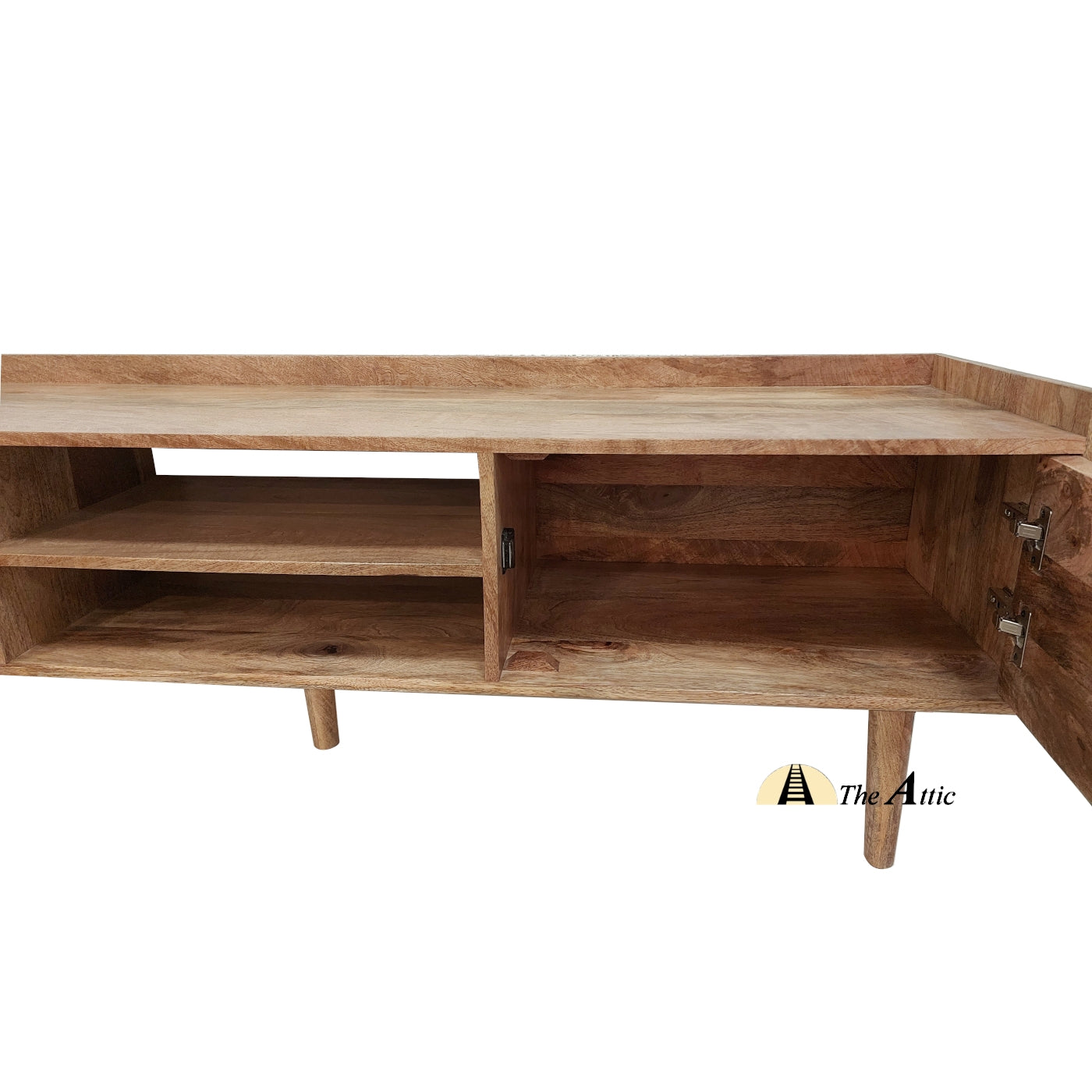 Oslo Modern Mid-Century Minimalist TV Unit, 180 cm - The Attic Dubai