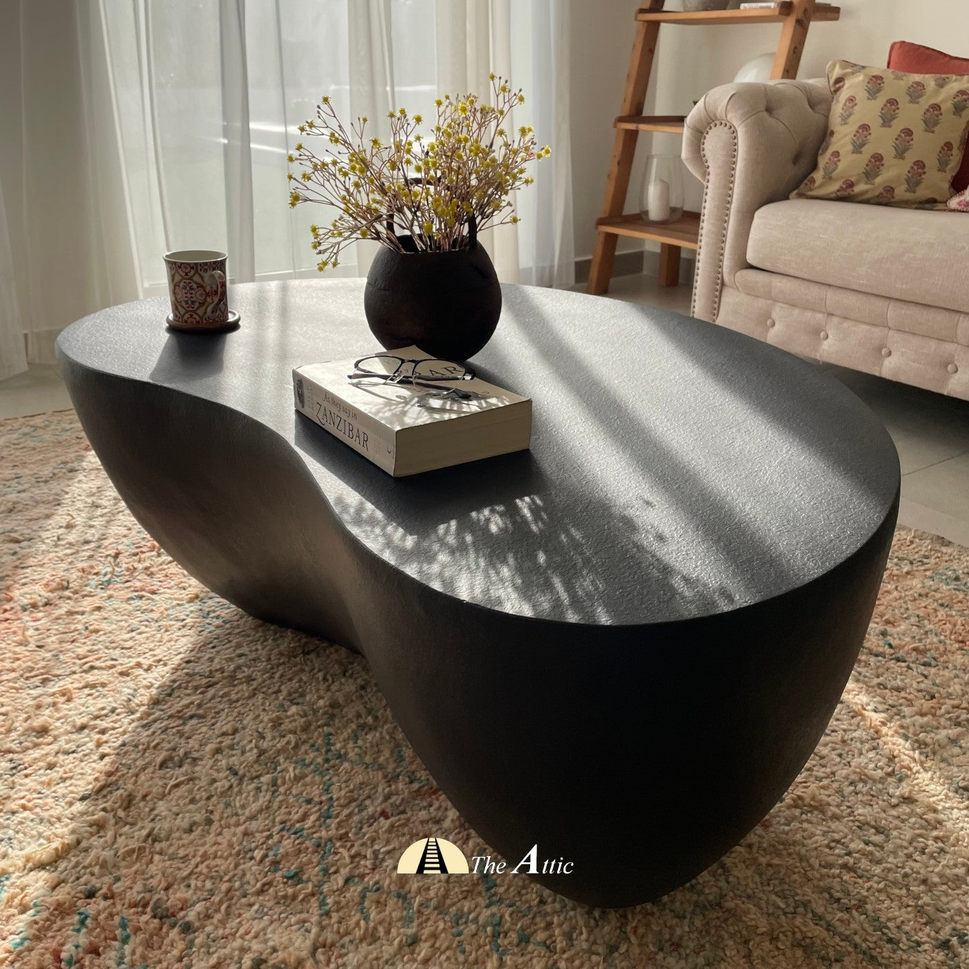 Mirissa Black Coffee Table - The Attic Dubai