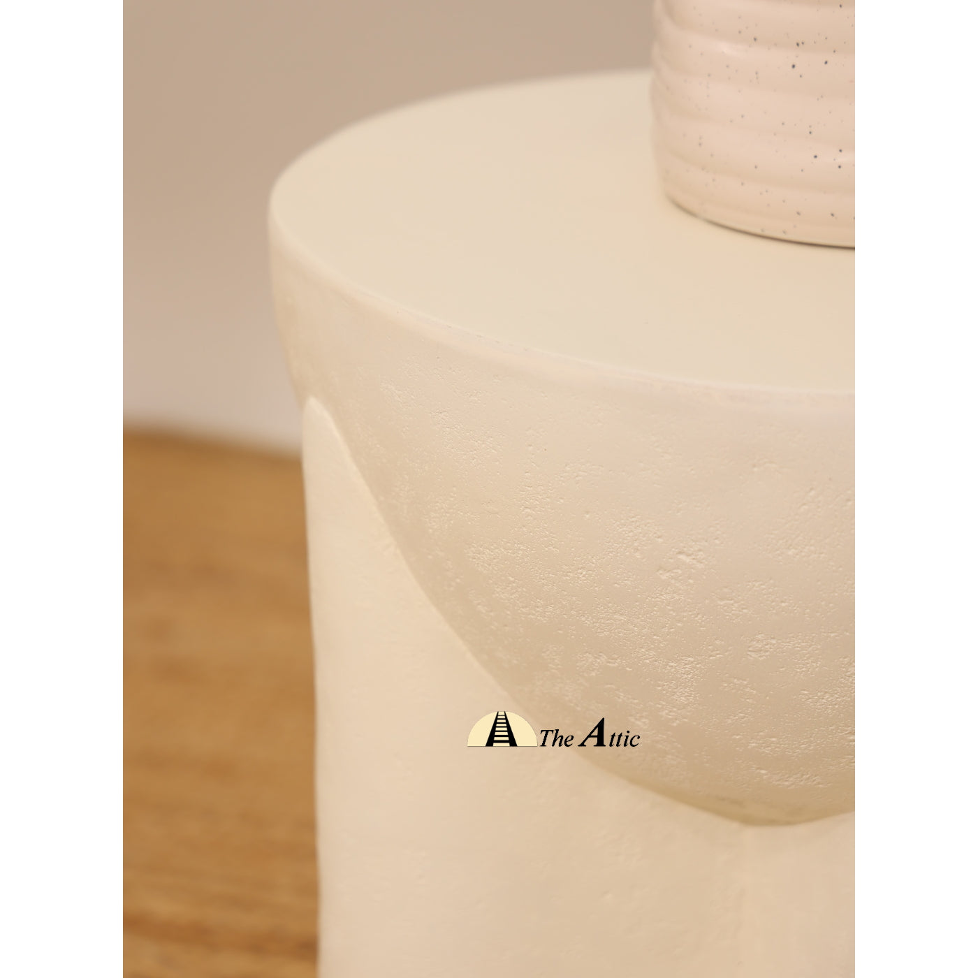 Naga Concrete Finish Side Table - The Attic Dubai