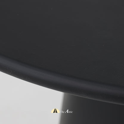 Naga Round Dining Table, Black - The Attic Dubai