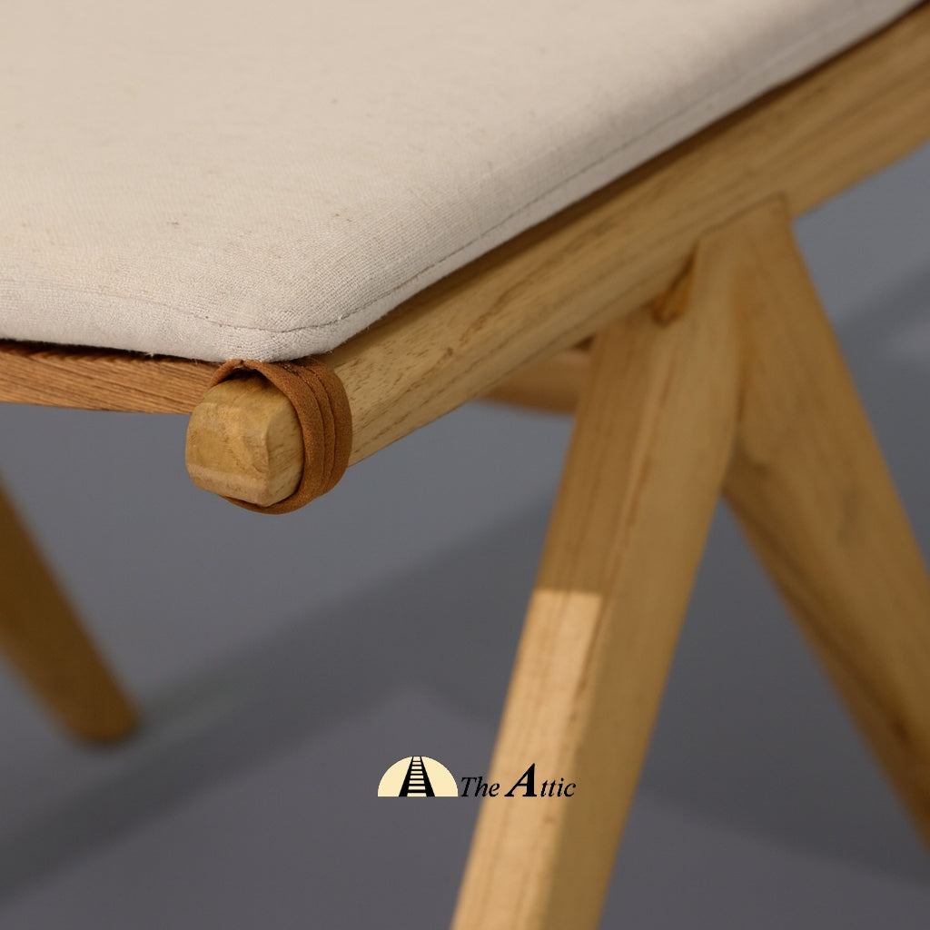 Ohio Dining Chair, with Cushioned Backrest and Seat - The Attic Dubai