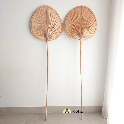 Dried Palm Leaf Décor, Bohemian Boho Tropical Deco, Dried decorative leaves - The Attic Dubai